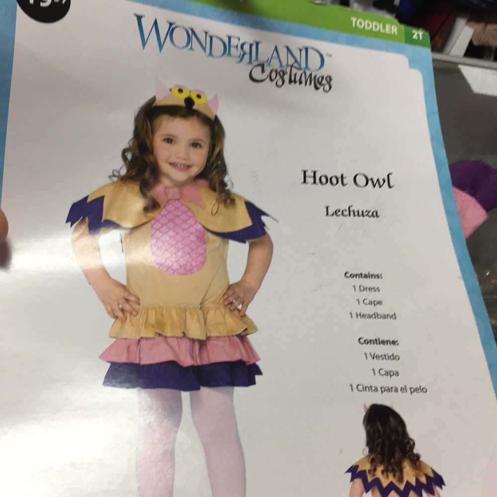 Hoot owl costume girls